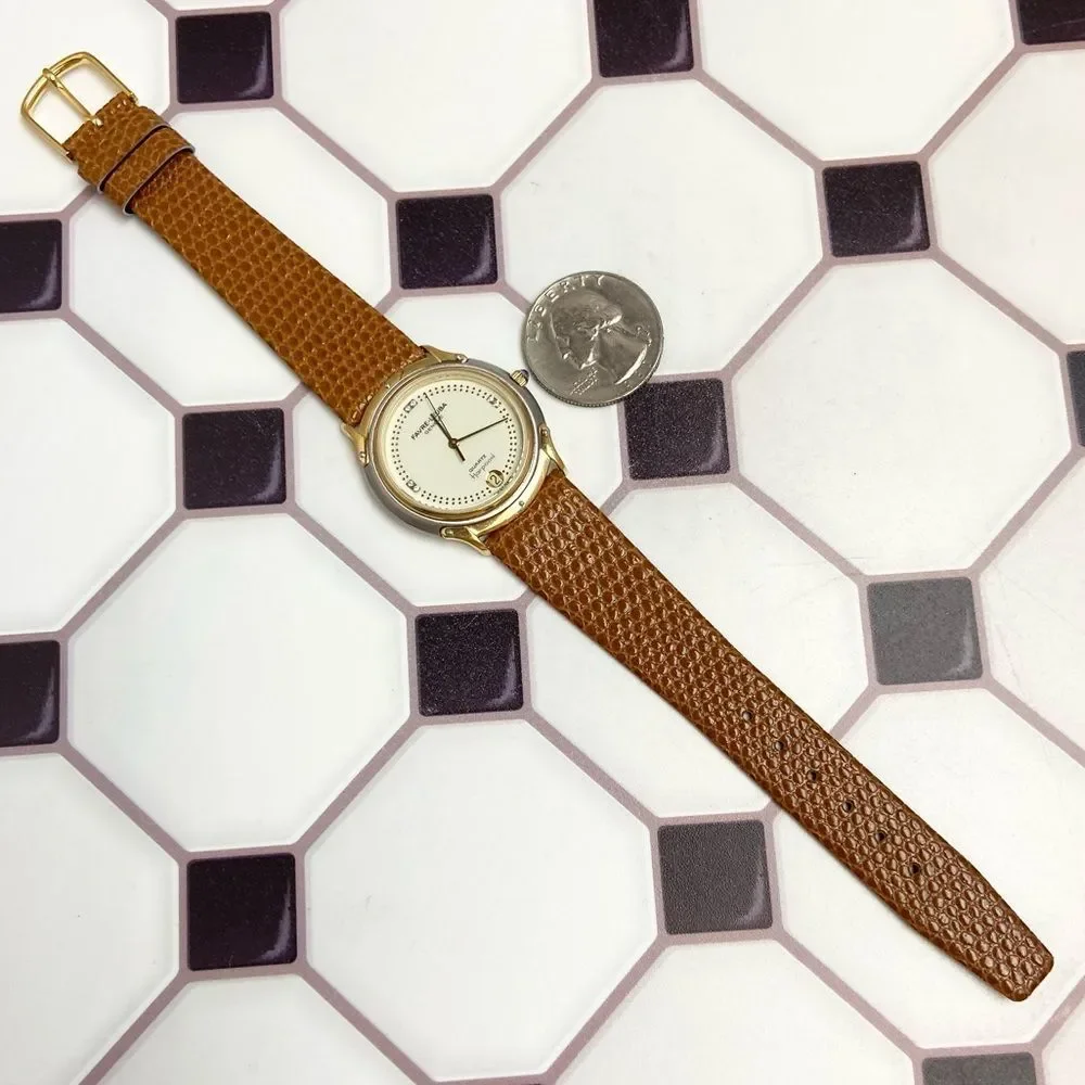 Vintage Favre-Leuba Geneve Swiss Made Diamond Accent Men's / Unisex Dress Watch